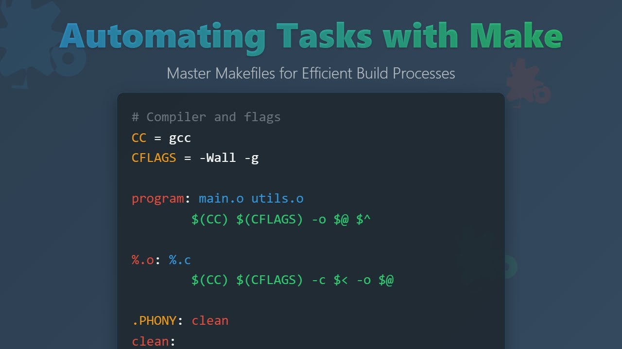 Automate Your Workflow with Make: A Beginner's Guide to Makefiles