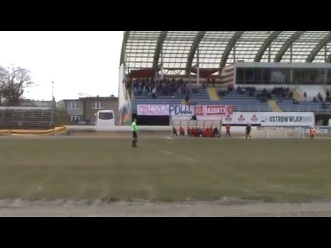 TP Ostrovia - Start Warlubie - Gol z karnego i doping kibiców Ostrovii 1909