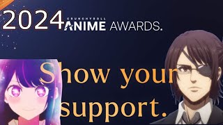Vote with Me as I Go Through the Nominees | 2024 Crunchyroll Anime Awards 🏆