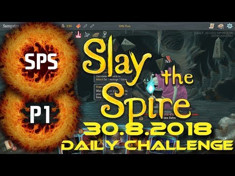 Slay The Spire Ep. 9 - Daily (30.8. p1)- Enlightenment - Let's Play