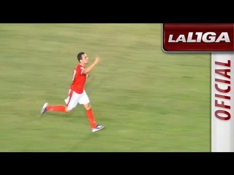 Gol de Kike (1-2) en el Real Murcia - Recreativo de Huelva - HD