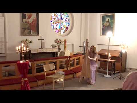 Катерина Бабочкина | Kathrin Butterfly - harp,  "Aljonushka" - V. Mchedelov - Live