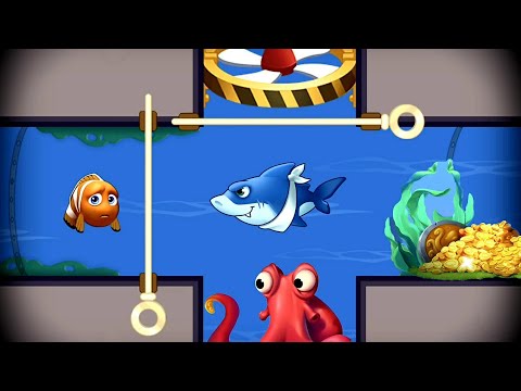 Fishdom Mini Games Ads Part 6 - All Levels - How to get the treasure