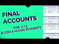 Final Accounts Explained In Tamil UTS Accounts தமிழ்