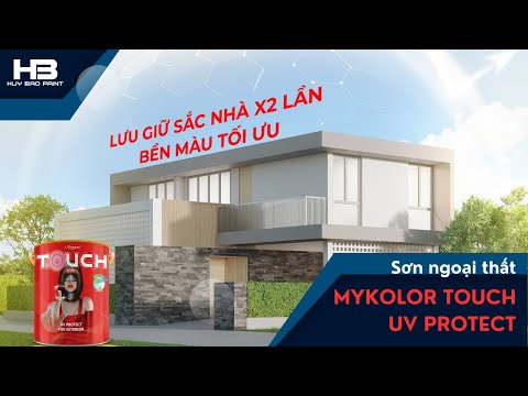 Lưu giữ sắc nh&agrave; X2 lần với sơn ngoại thất Mykolor Touch UV Protect For Exterior