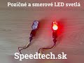 LED svetlo pre motocykel 12V - 2xLED pozičné / smerové ECER (2ks) - Video Youtube