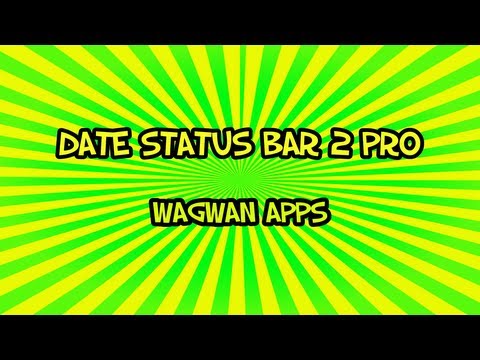 Date Status Bar 2 Pro Video