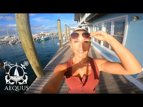 We leave Nassau harbour and Philippa gets soaked in choppy waters: Episode 19