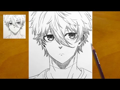 How to Draw Nagi Seishiro from Blue Lock | Amazing Sketch Art