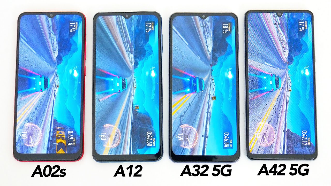 Speed Test: Samsung Galaxy A02s vs A12 vs A32 5G vs A42 5G!