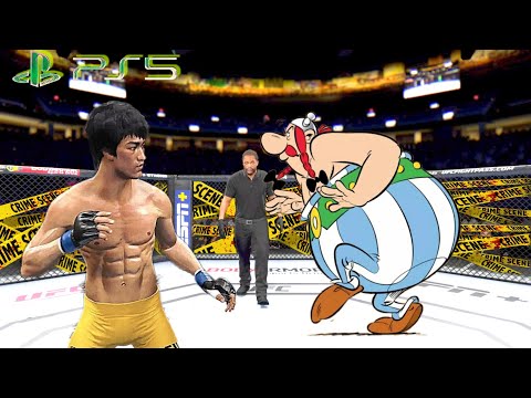 UFC4 Bruce Lee vs. Obelix EA Sports UFC 4