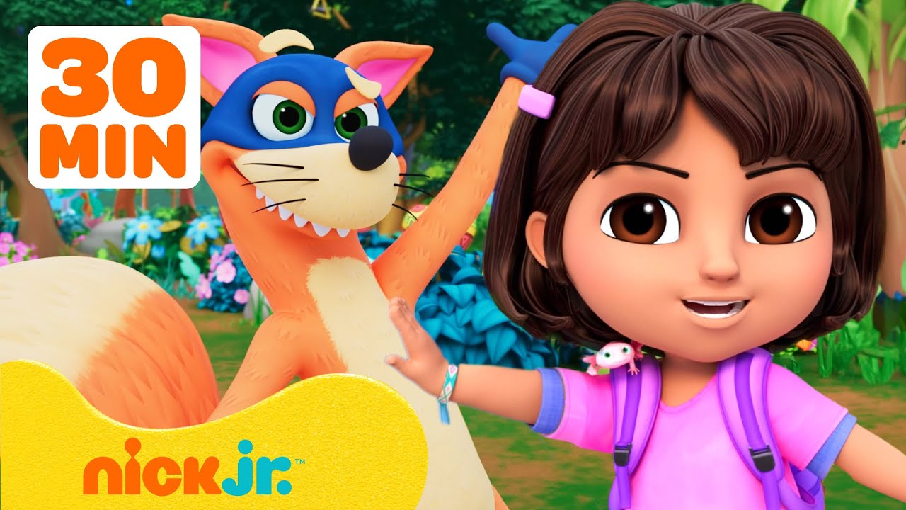 Dora | Raposo, não roube!! #2 ✋ Melhores Momentos de Dora & Raposo por 30 Minutos | Nick Jr.