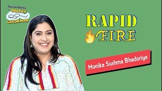 TAARAK MEHTA KA OOLTAH CHASHMAH l BAWREE RAPID FIRE l Monika Sushma Bhadoriya l TMKOC Latest Video video