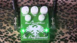 Video thumbnail for AJ Peat Guitars DIRTY BUZZARD fuzzy overdrive demo with Les Paul Custom by gearmanndude