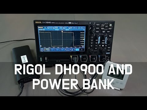 How long does a RIGOL DHO900 last with a 72Wh Power Bank?