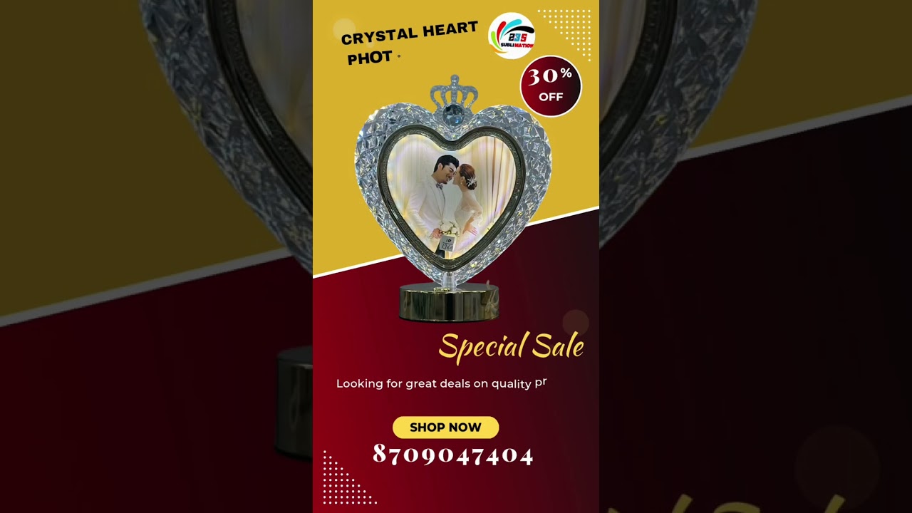 Crystal Photo Frame | Available on IndiaMART