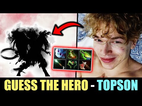 Guess the Hero? -  Topson Counter the Monkey King on basic HERO mid DOTA 2
