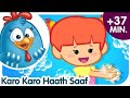 Karo Karo Haath Saaf Lottie Dottie Murgi Nursery Rhymes For Kids