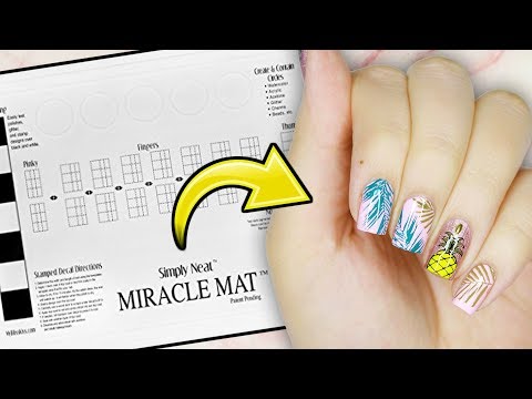 Testing The Simply Neat Miracle Mat For Nail Art!