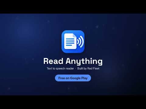 Text to Speech - Read Anything video thumbnail