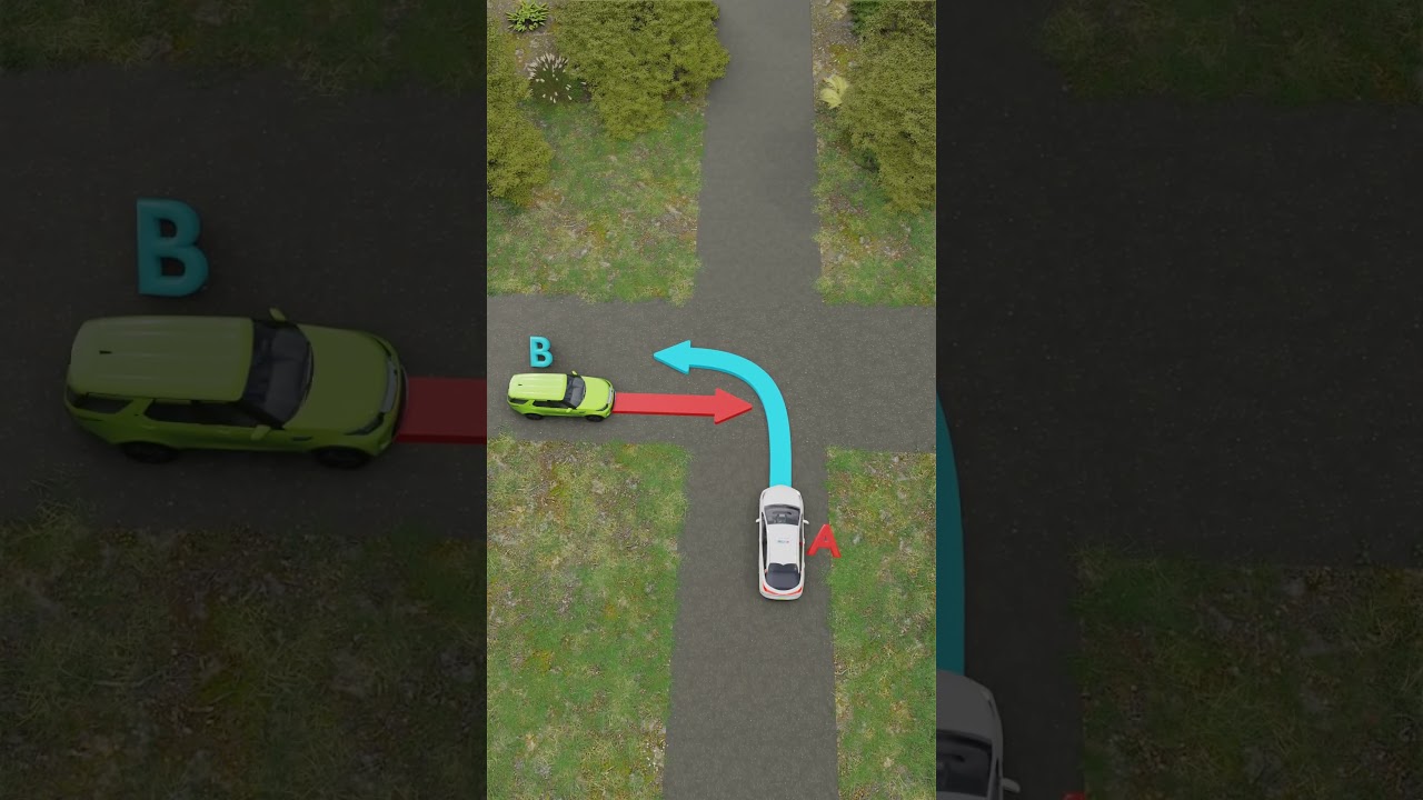 an uncontrolled intersection #Uncontrolledintersection