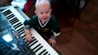 Carter Playing Piano in Morgan's New Schoolroom (in progress)