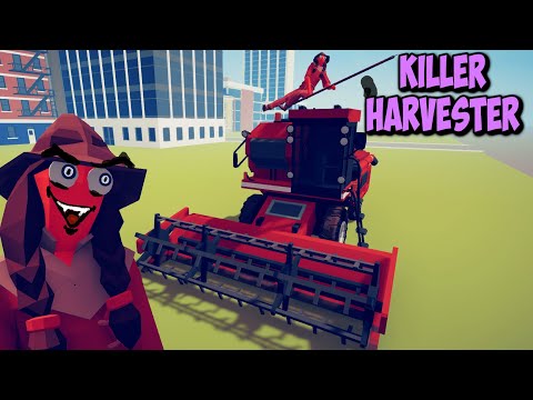 Lv100?! Killer Harvester vs Every Faction - Totally Accurate Battle Simulator TABS