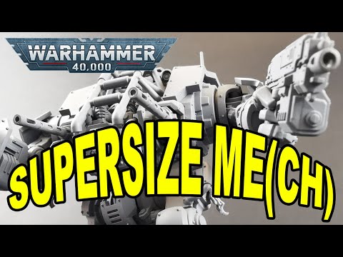 Supersized Mech for a Supersized Space Marine! Primaris Invictor Tactical Warsuit 40K Build & Review