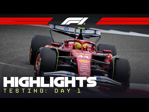 F1 2025 F1シーズンテストDay1ハイライト動画