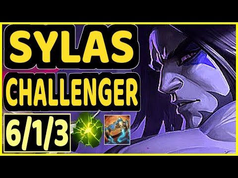 ABLAZEOLIVE (SYLAS) - 6/1/3 KDA MID CHALLENGER GAMEPLAY - NA