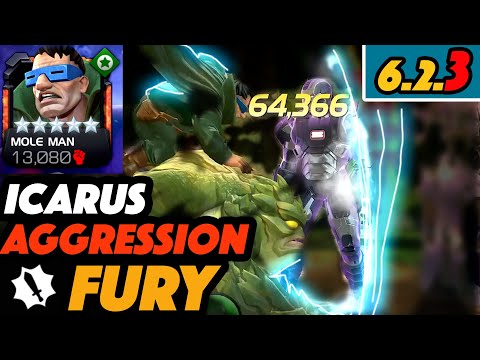 Act 6.2.3 MOLEGOD on ICARUS and Aggression Fury OMEGA RED BOSS