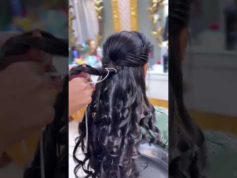 New Bridal Makeup & Hairstyle Look 2023 #reels #Shorts #instagram #Bride #mua #makeup #hairstyle