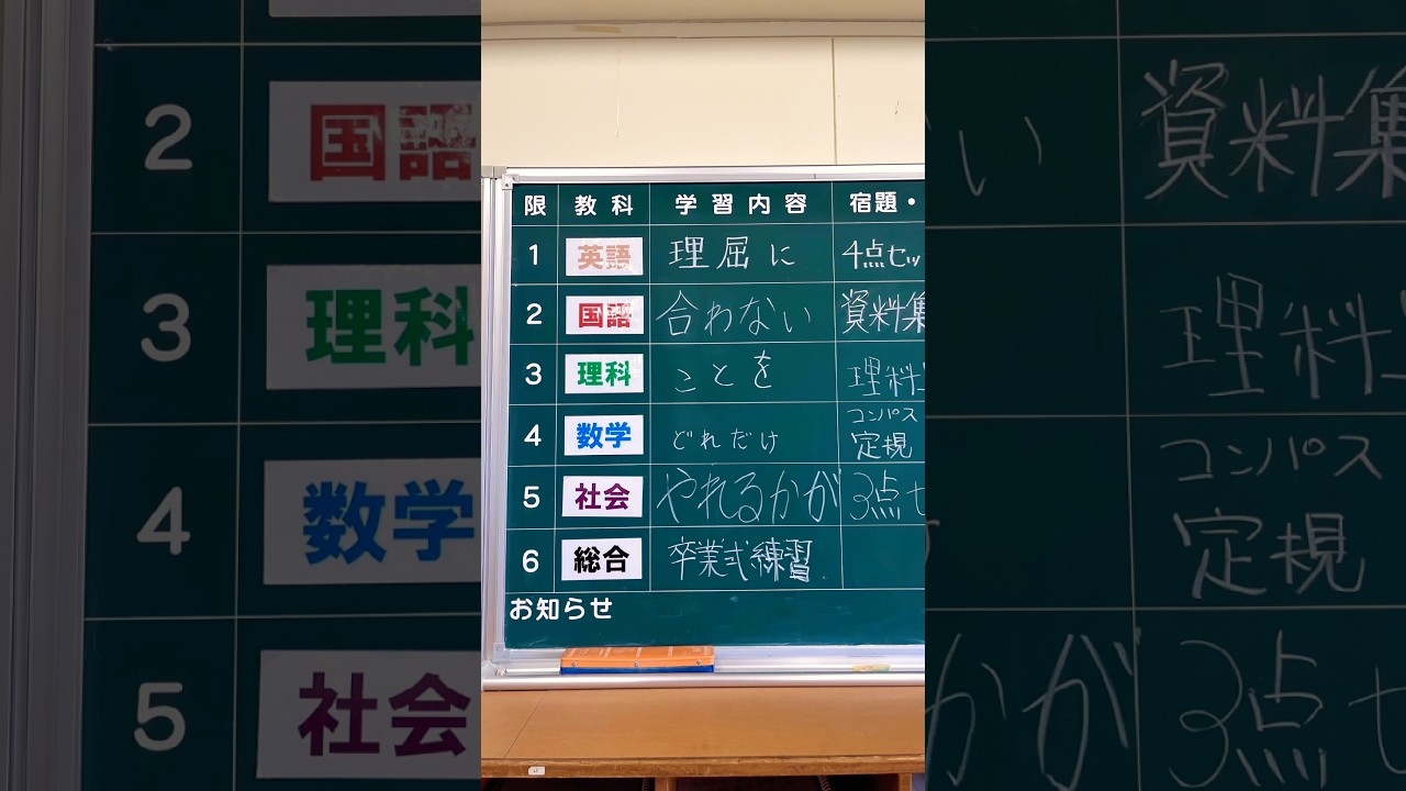 黒板アニメで正解②#黒板アート #卒業 #正解 #チョークアート #radwimps