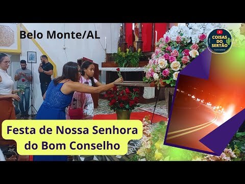 Abertura da festa de Nossa Senhora do Bom Conselho em Belo Monte/Alagoas.