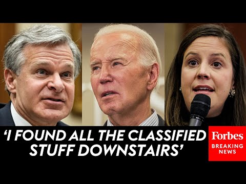 Stefanik Confronts FBI’s Wray About Biden’s Own Words Regarding Classified Documents Stored In Home