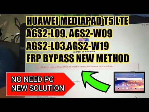 HUAWEI MEDIAPAD T5 LITE (AGS2-L09) FRP BYPASS NO NEED PC EASY METHOD AND NEW SOLUTION FOR FRP BYPASS