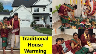 Mr.Sathish & Dr.Swetha கனவு இல்லம்🏠Housewarming Ceremony in North Carolina USA❤️~Family TravelerVLOG