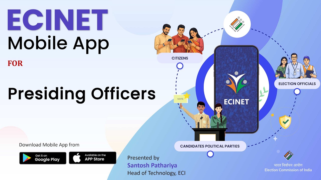 Tutorial for Presiding Officers to use PRO App (ECINET) | Assembly Elections 2026 | Polling Trends