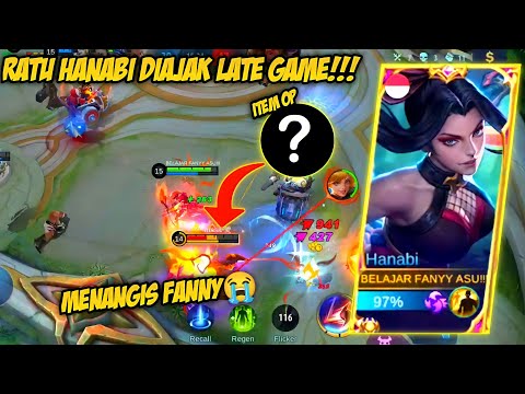 RATU HANABI DI AJAK LATE GAME!!! ITEM RATU HANABI PALING SAKIT LATE GAME 2022 | MLBB