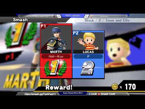 CoVill: Tech Fest XI - Pool 1 Winners - PaulVaso(Lucas) vs MVK|Odd(Marth)