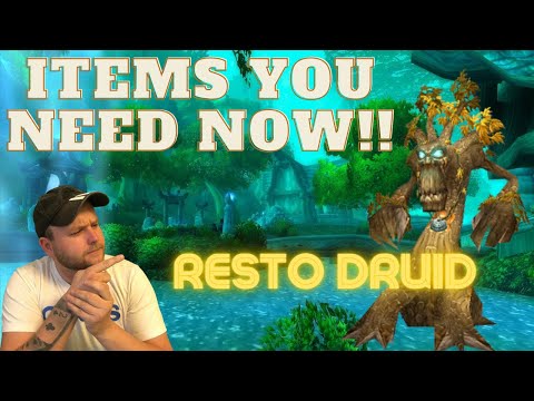 Classic WoW Resto Druid items you want for TBC! BiS Gear to get in Karazhan fast!