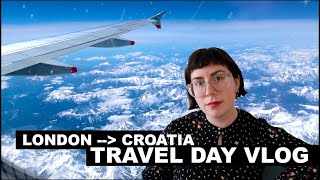 FLYING FROM LONDON TO ZAGREB, CROATIA | Travel Day Vlog