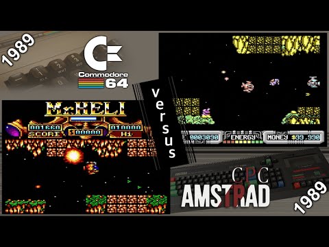 Commodore 64 vs. Amstrad CPC - 8 games from 1989