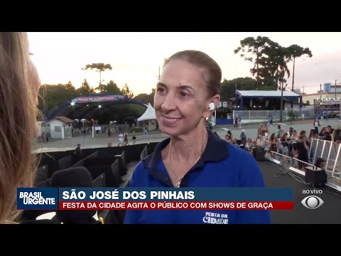 São José dos Pinhais em festa e com shows especiais para a população
