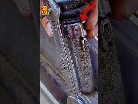 How To Adjust (Soft & Hard) Rear  Suspension/Shock #Bike