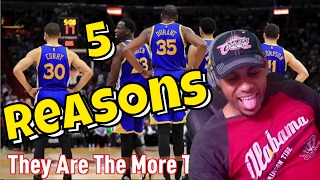 5 Reasons Why The GOLDEN STATE WARRIORS WILL WIN the NBA FINALS REACTION