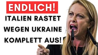Italien: „Merz, Macron & Starmer boykottieren Friedensprozess. Europa zerbricht!“