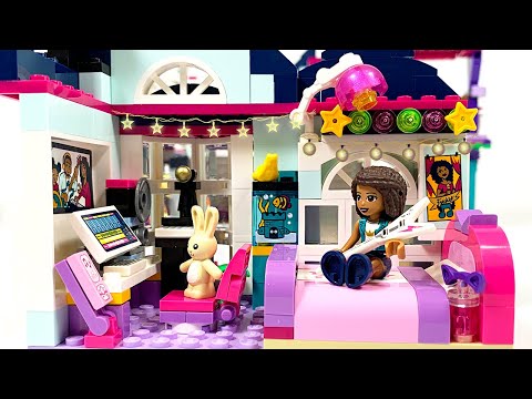 Lego Friends Andrea's Teen Bedroom 💜House Renovation🌈  - Lego Custom Build