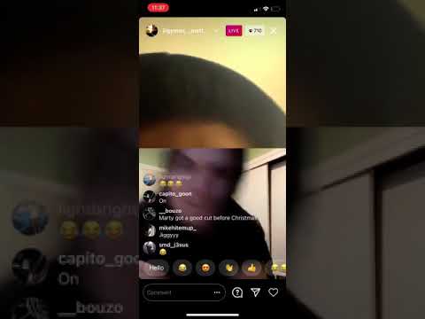 Sha Ek Kicks Matty GZ from his Instagram live 😂😂