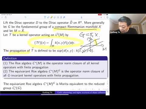 Cyclic cohomology and higher invariants of elliptic differential operators